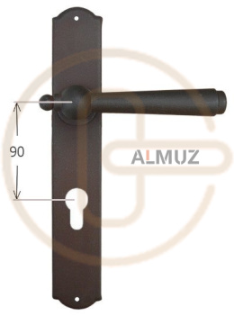 Klamka Monaco 2900 na wkładkę rozstaw 90 mm