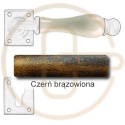 czerń brązowiona