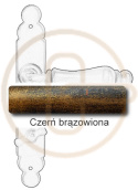 czerń brązowiona