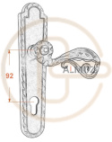 Klamko-uchwyt zewnętrzny Abella 4300C/D