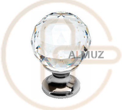 CRYSTAL CR 20 mm gałka meblowa z kryształem Swarovski®