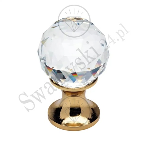 CRYSTAL OZ 30 mm gałka meblowa z kryształem Swarovski®