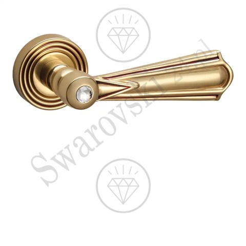 Klamka Madame Crystal 112 OF - złoto francuskie