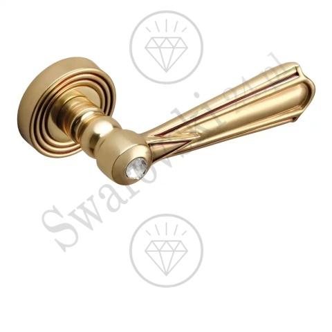 Klamka Madame Crystal 112 OF - złoto francuskie