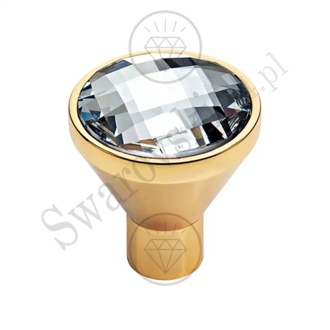 VERONICA OZ 24 mm gałka meblowa z kryształem Swarovski®