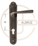 Klamka Berna 2901 na wkładkę rozstaw 90 mm