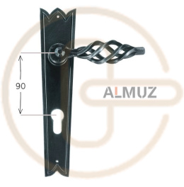 Klamka Londra 2300 na wkładkę rozstaw 90 mm